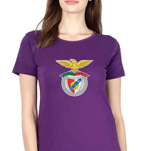 Load image into Gallery viewer, Benfica T-Shirt for Women-Purple-Ektarfa.online
