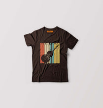 Load image into Gallery viewer, Double Bass Violin Kids T-Shirt for Boy/Girl-Coffee Brown-Ektarfa.online
