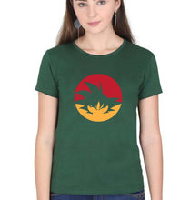 Load image into Gallery viewer, Dragon Ball Z T-Shirt for Women-Dark Green-Ektarfa.online
