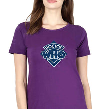 Load image into Gallery viewer, Doctor Who T-Shirt for Women-Purple-Ektarfa.online
