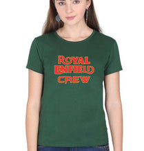 Load image into Gallery viewer, Royal Enfield Crew T-Shirt for Women-Dark Green-Ektarfa.online
