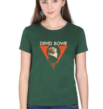Load image into Gallery viewer, David Bowie T-Shirt for Women-Dark Green-Ektarfa.online

