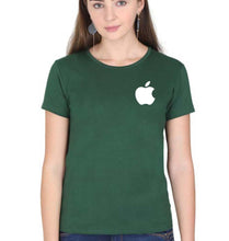 Load image into Gallery viewer, Apple T-Shirt for Women-Dark Green-Ektarfa.online
