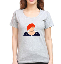 Load image into Gallery viewer, Lori yagami T-Shirt for Women-Grey Melange-Ektarfa.online
