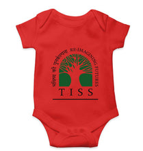 Load image into Gallery viewer, Tata Institute of Social Sciences (TISS) Kids Romper For Baby Boy/Girl-0-5 Months(18 Inches)-RED-Ektarfa.online
