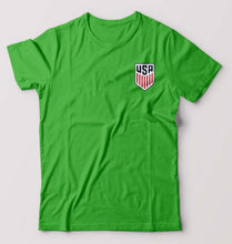 Load image into Gallery viewer, USA Football T-Shirt for Men-flag green-Ektarfa.online
