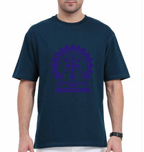Load image into Gallery viewer, IIT Kharagpur Oversized T-Shirt for Men-Petrol Blue-Ektarfa.online

