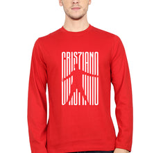 Load image into Gallery viewer, Cristiano Ronaldo CR7 Full Sleeves T-Shirt for Men-RED-Ektarfa.online
