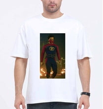 Load image into Gallery viewer, Minnal Murali Oversized T-Shirt for Men-White-Ektarfa.online
