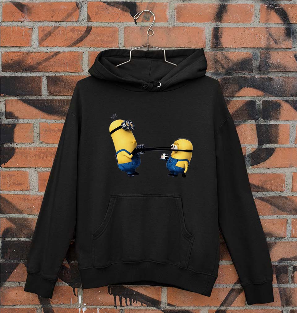 Minion Fight Unisex Hoodie for Men/Women-Black-Ektarfa.online