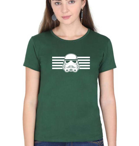 Star War T-Shirt for Women-Dark Green-Ektarfa.online