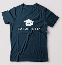 Load image into Gallery viewer, IIM C Calcutta T-Shirt for Men-Petrol Blue-Ektarfa.online
