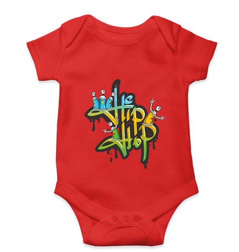 Hip Hop Kids Romper For Baby Boy/Girl-0-5 Months(18 Inches)-RED-Ektarfa.online