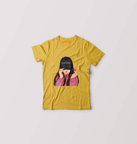 BLACKPINK Kids T-Shirt for Boy/Girl-Golden Yellow-Ektarfa.online