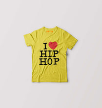 Load image into Gallery viewer, I Love Hip Hop Kids T-Shirt for Boy/Girl-Yellow-Ektarfa.online
