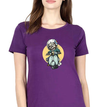 Load image into Gallery viewer, Skull T-Shirt for Women-Purple-Ektarfa.online

