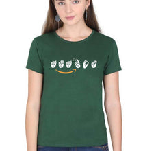 Load image into Gallery viewer, Amazon T-Shirt for Women-Dark Green-Ektarfa.online
