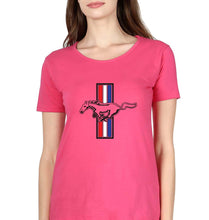 Load image into Gallery viewer, Ford Mustang T-Shirt for Women-Pink-Ektarfa.online
