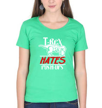 Load image into Gallery viewer, T-Rex Gym Funny T-Shirt for Women-flag green-Ektarfa.online
