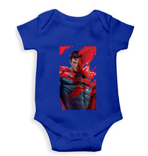 Load image into Gallery viewer, Superman Superhero Kids Romper For Baby Boy/Girl-0-5 Months(18 Inches)-Royal Blue-Ektarfa.online
