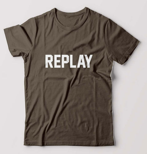 Replay T-Shirt for Men-Olive Green-Ektarfa.online