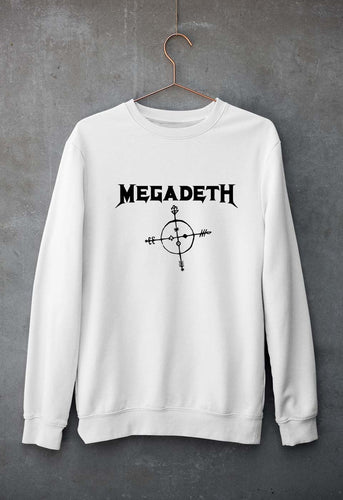 Megadeth Unisex Sweatshirt for Men/Women-White-Ektarfa.online