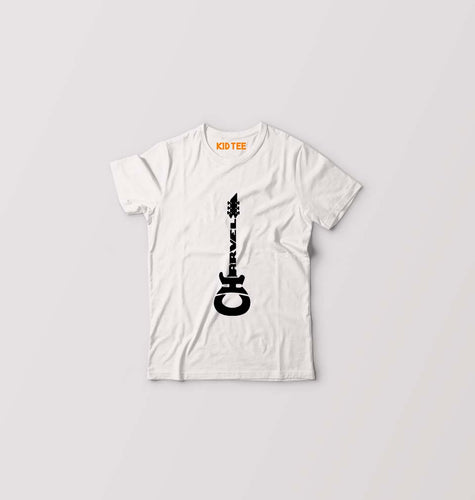 Charvel Guitar Kids T-Shirt for Boy/Girl-White-Ektarfa.online