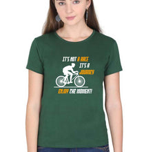 Load image into Gallery viewer, Cycling T-Shirt for Women-Dark Green-Ektarfa.online
