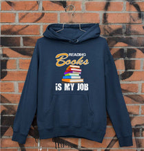 Load image into Gallery viewer, Books Unisex Hoodie for Men/Women-Navy Blue-Ektarfa.online
