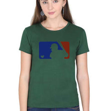Load image into Gallery viewer, Baseball T-Shirt for Women-Dark Green-Ektarfa.online
