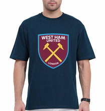 Load image into Gallery viewer, West-Ham Oversized T-Shirt for Men-Petrol Blue-Ektarfa.online

