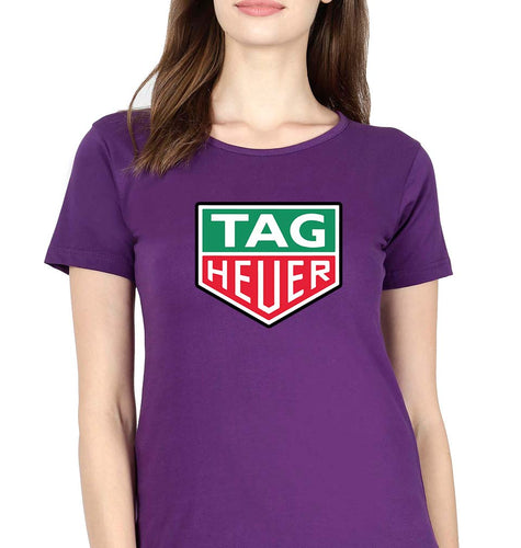 TAG Heuer T-Shirt for Women-Purple-Ektarfa.online