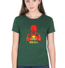 Load image into Gallery viewer, Attack on Titan T-Shirt for Women-Dark Green-Ektarfa.online
