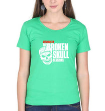 Load image into Gallery viewer, Stone Cold Steve Austin (WWE) T-Shirt for Women-flag green-Ektarfa.online

