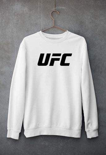 UFC Unisex Sweatshirt for Men/Women-White-Ektarfa.online