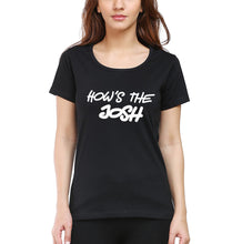 Load image into Gallery viewer, How&#39;s The Josh T-Shirt for Women-Navy Blue-Ektarfa.online
