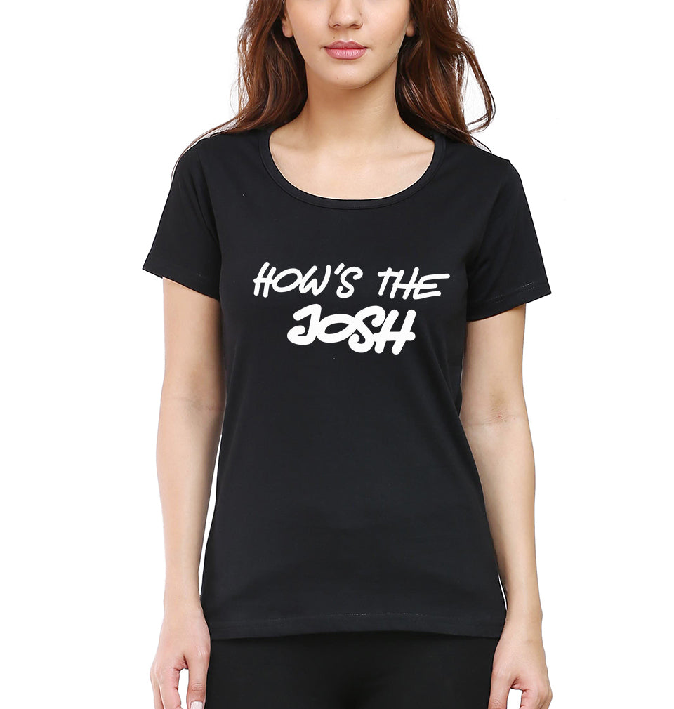 How's The Josh T-Shirt for Women-Navy Blue-Ektarfa.online
