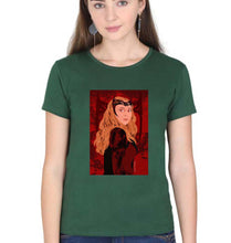 Load image into Gallery viewer, Scarlet Witch Wanda T-Shirt for Women-Dark Green-Ektarfa.online
