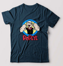 Load image into Gallery viewer, Popeye T-Shirt for Men-Petrol Blue-Ektarfa.online
