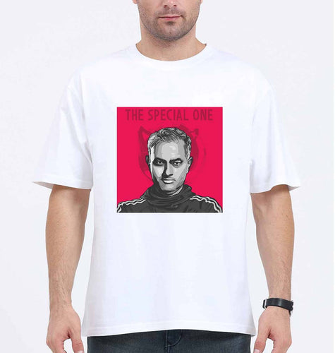 José Mourinho Oversized T-Shirt for Men-White-Ektarfa.online