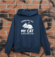 Load image into Gallery viewer, Cat Unisex Hoodie for Men/Women-Navy Blue-Ektarfa.online
