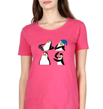 Load image into Gallery viewer, Penguins of Madagascar T-Shirt for Women-Pink-Ektarfa.online
