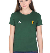 Load image into Gallery viewer, Belgium Football T-Shirt for Women-Dark Green-Ektarfa.online
