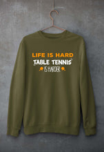 Load image into Gallery viewer, Table Tennis (TT) Unisex Sweatshirt for Men/Women-Olive Green-Ektarfa.online
