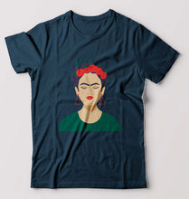Load image into Gallery viewer, Frida Kahlo T-Shirt for Men-Petrol Blue-Ektarfa.online

