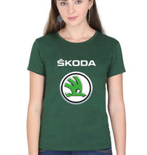 Load image into Gallery viewer, Skoda T-Shirt for Women-Dark Green-Ektarfa.online
