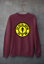 Load image into Gallery viewer, Gold&#39;s Gym Unisex Sweatshirt for Men/Women-Maroon-Ektarfa.online
