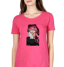 Load image into Gallery viewer, Sukuna Anime T-Shirt for Women-Pink-Ektarfa.online
