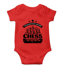 Load image into Gallery viewer, Viswanathan Anand Chess Kids Romper For Baby Boy/Girl-Red-Ektarfa.online
