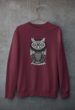 Load image into Gallery viewer, Owl Unisex Sweatshirt for Men/Women-Maroon-Ektarfa.online

